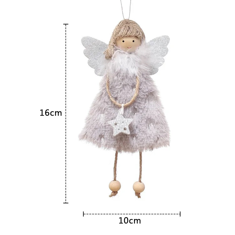 Christmas Elf Doll Ornament – Xmas Tree Hanging Pendant Christmas Tree Ornament Babs J
