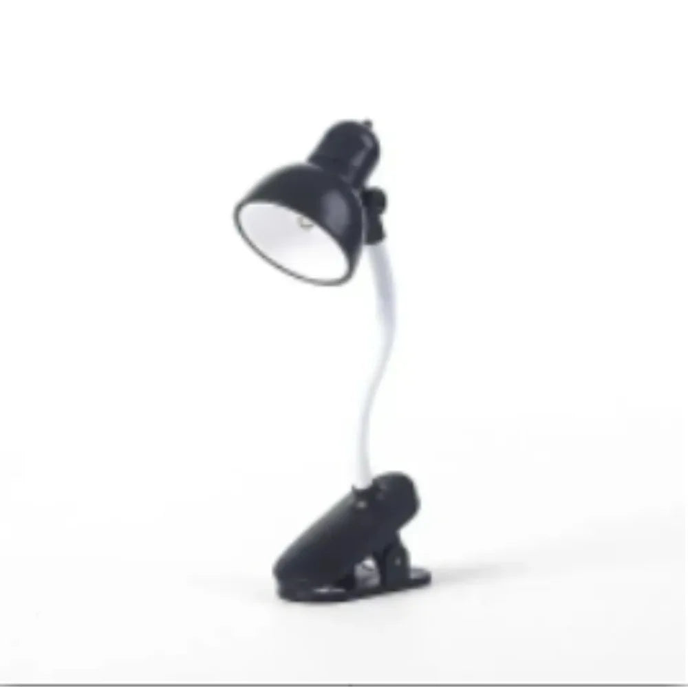 Mini LED Clip-On Book Light – Portable Bookmark Reading Lamp Clip-On Reading Lamp Babs Black