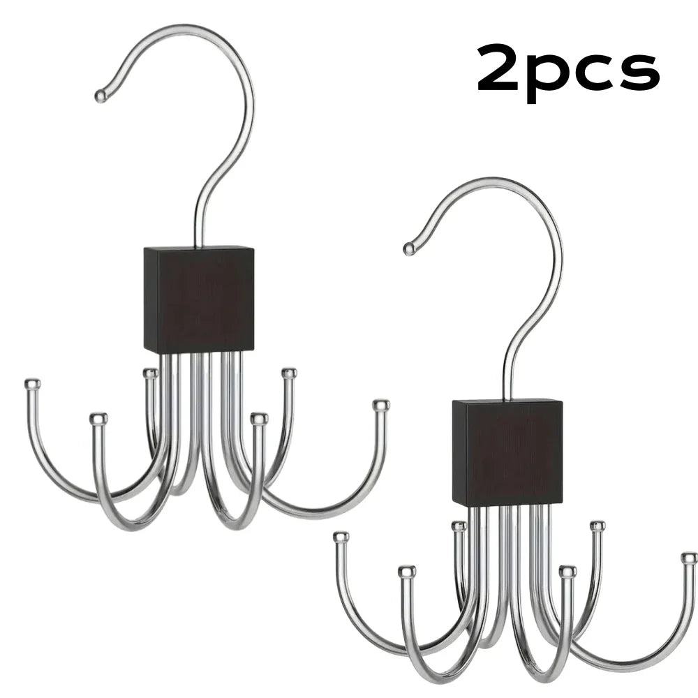 360° Rotating Multi-Claw Closet Organizer Hanger Rack Closet Organizer Rack Babs 2pcs