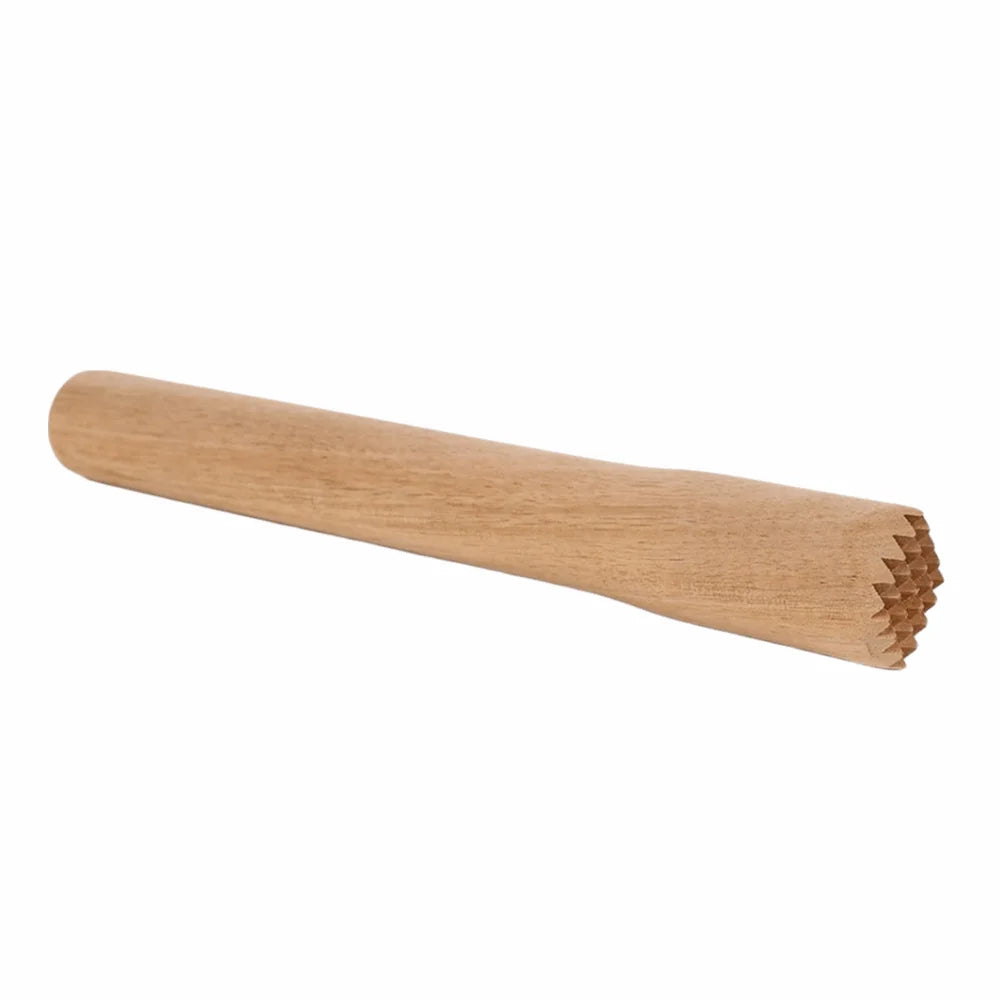 Beech Wood Cocktail Muddler – Long Handle Heavy Duty Bar Tool Cocktail Muddler Babs Acacia