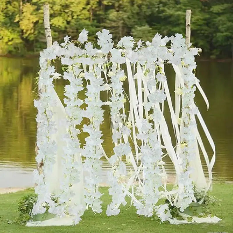 180CM Artificial Sakura Silk Vine – Wedding & Home Décor Artificial Flower Vine Babs