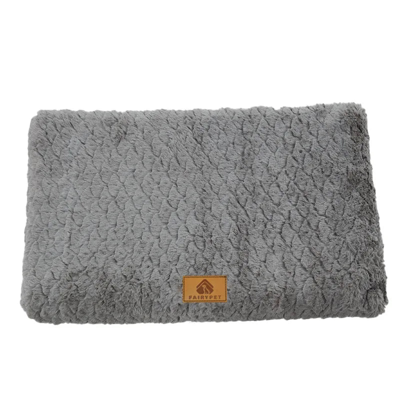 3D Foam Dog Bed | Washable Faux Fur, Waterproof, Anti-Slip Dog Bed Babs DG 90x58cm pet 17.5kg