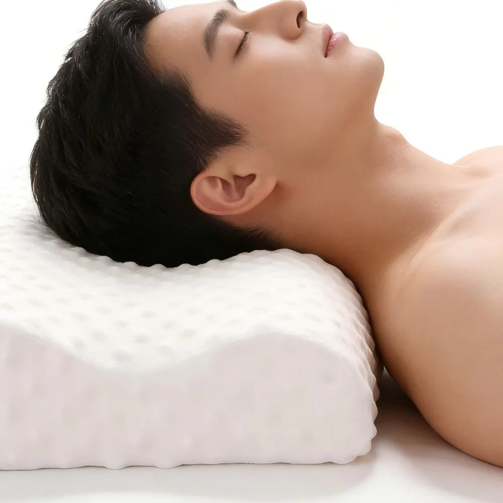 Memory Foam Wave Pillow – Ergonomic Neck & Shoulder Support Memory Foam Pillow Babs