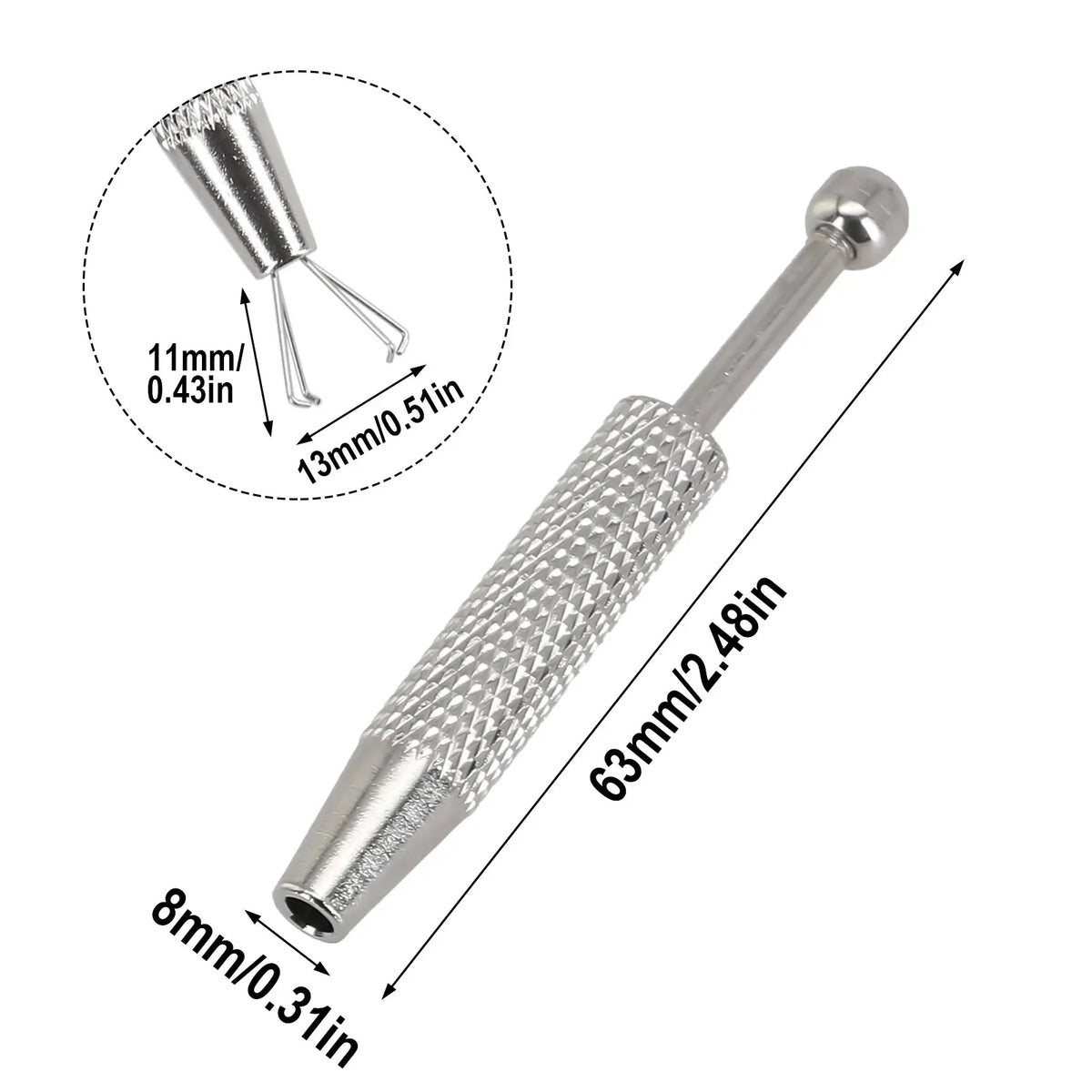 4-Jaw Claw Tweezer Grabber | Stainless Steel Precision Tool Precision Claw Grabber Babs A