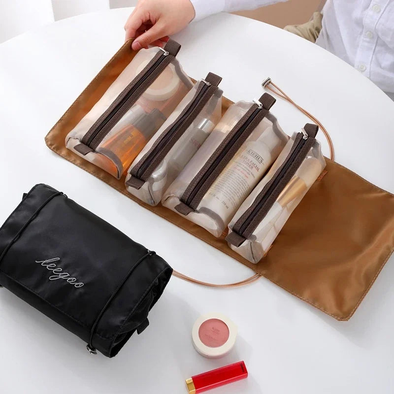 Women's Travel Cosmetic Bag – Large PVC Makeup Storage Organizer Travel Cosmetic Bag Babs