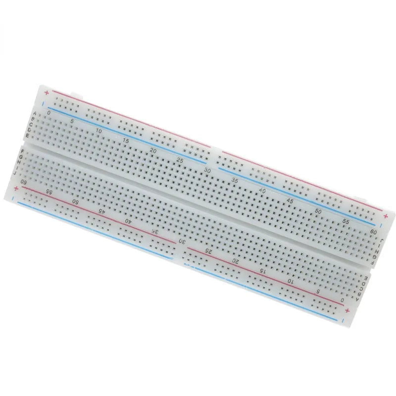 MB-102 830 Point Solderless Breadboard for Arduino DIY Solderless Breadboard Babs 1pcs
