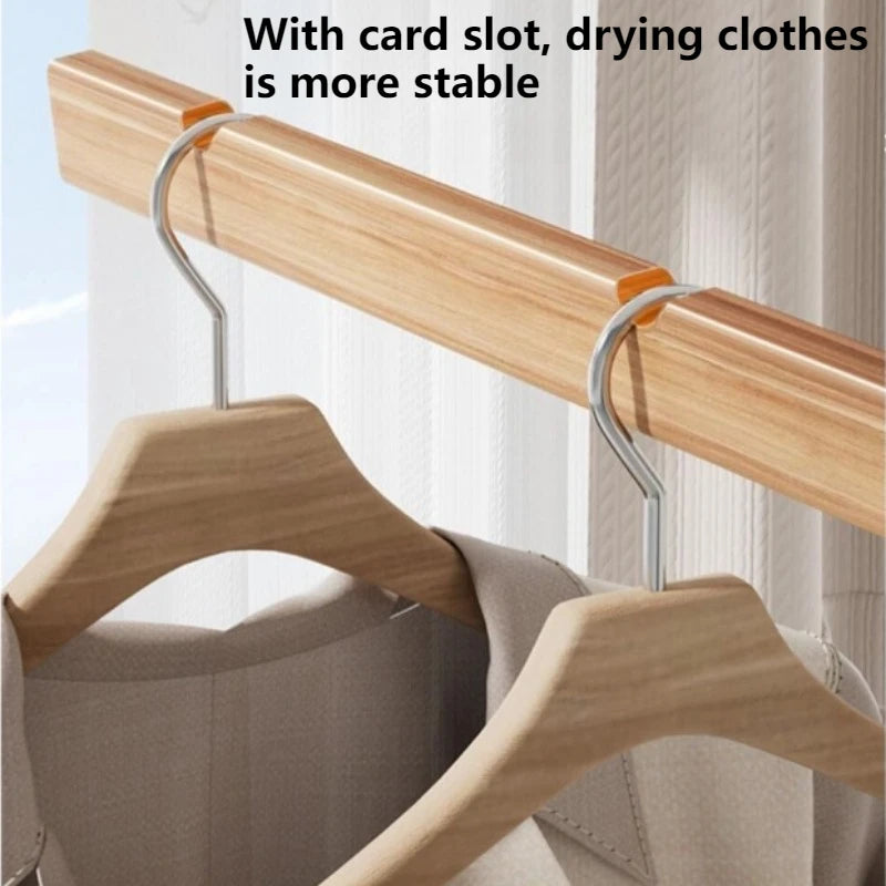 Folding Wooden Clothes Drying Rack – 16-Bar Floor-Standing Clothes Drying Rack Babs