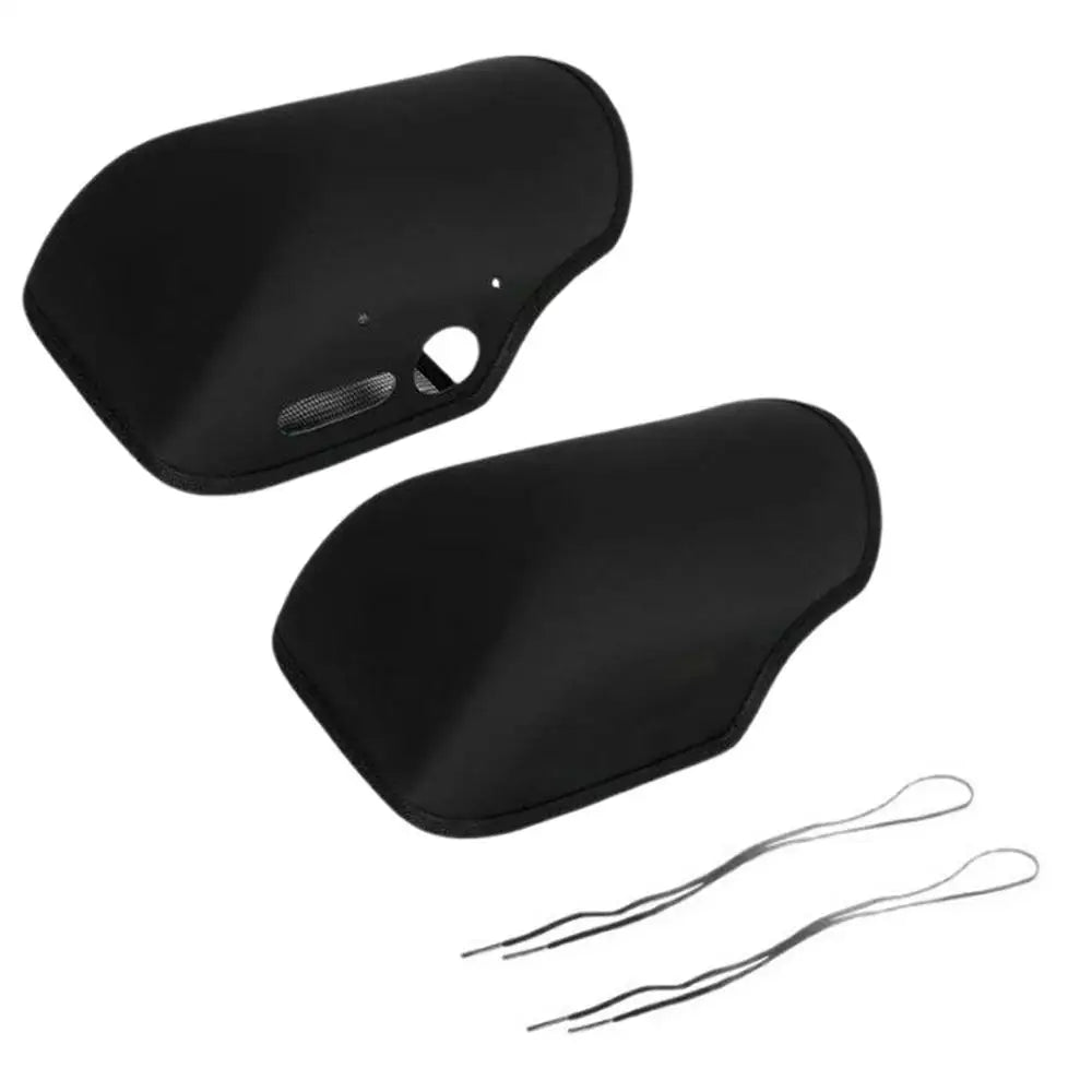 Motorcycle Handlebar Muffs – Windproof Waterproof Hand Covers Handlebar Hand Covers Babs Black 1 pair