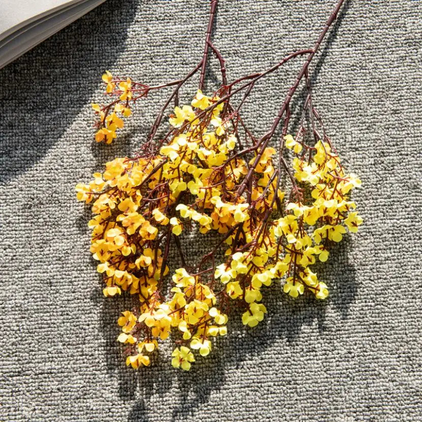TTCY 3/6Pcs Artificial Silk Flowers for Wedding & Home Decor Artificial Flower Bouquet Babs