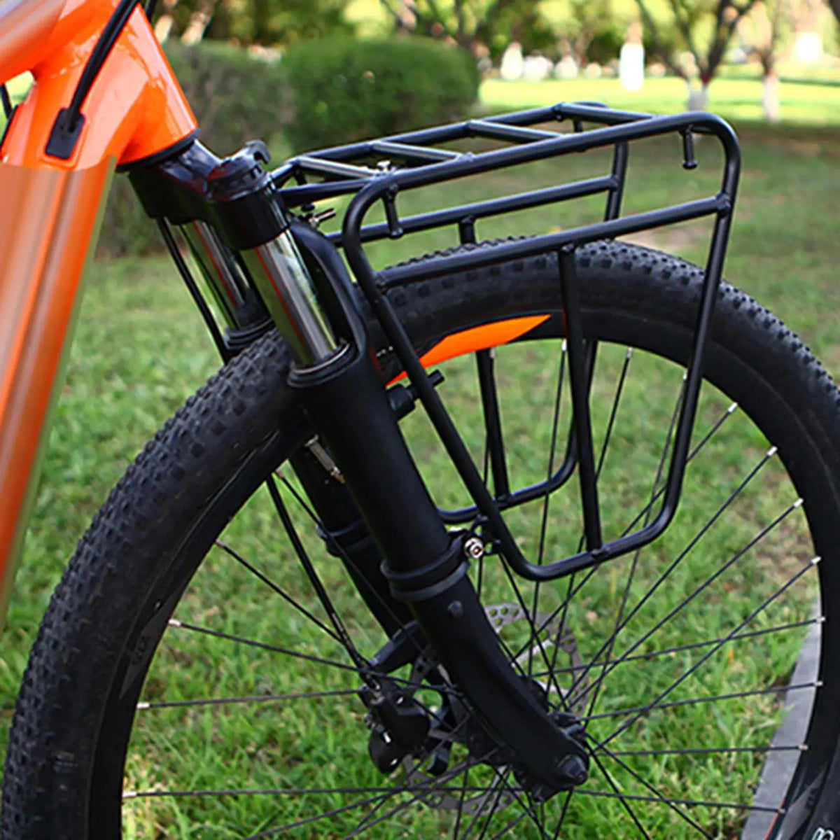 Front Bike Rack Steel Luggage Carrier – 25kg Load Capacity Front Bike Rack Babs