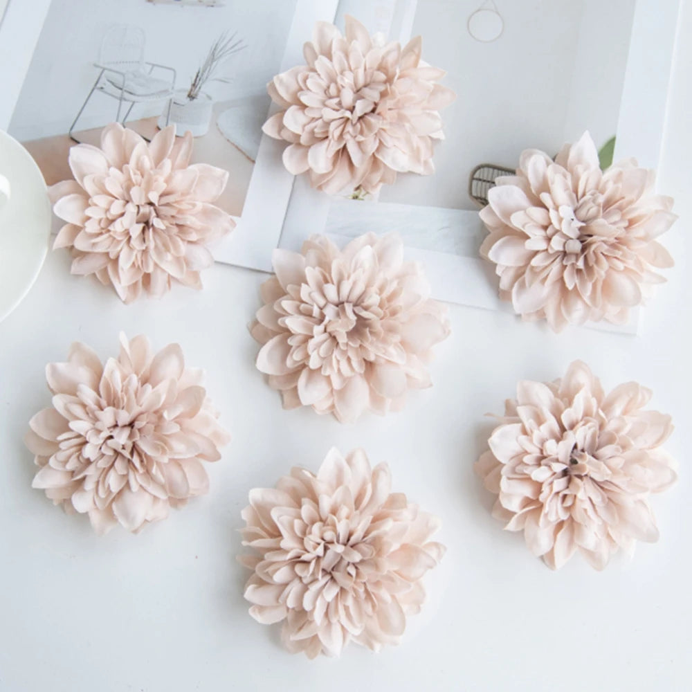 Silk Rose Artificial Flower Heads – Wedding & Home Decor Artificial Flower Heads Babs