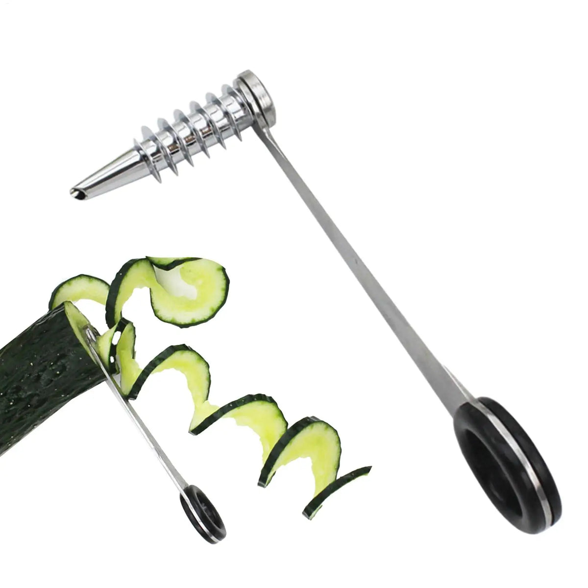 Stainless Steel Vegetable Spiralizer – Manual Spiral Slicer Vegetable Spiralizer Babs