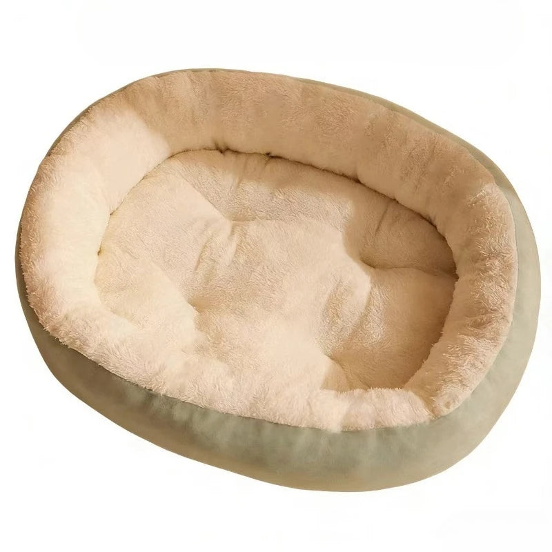 Oval Pet Bed – Four Season Dog & Cat Cushion Nest Pet Bed Babs