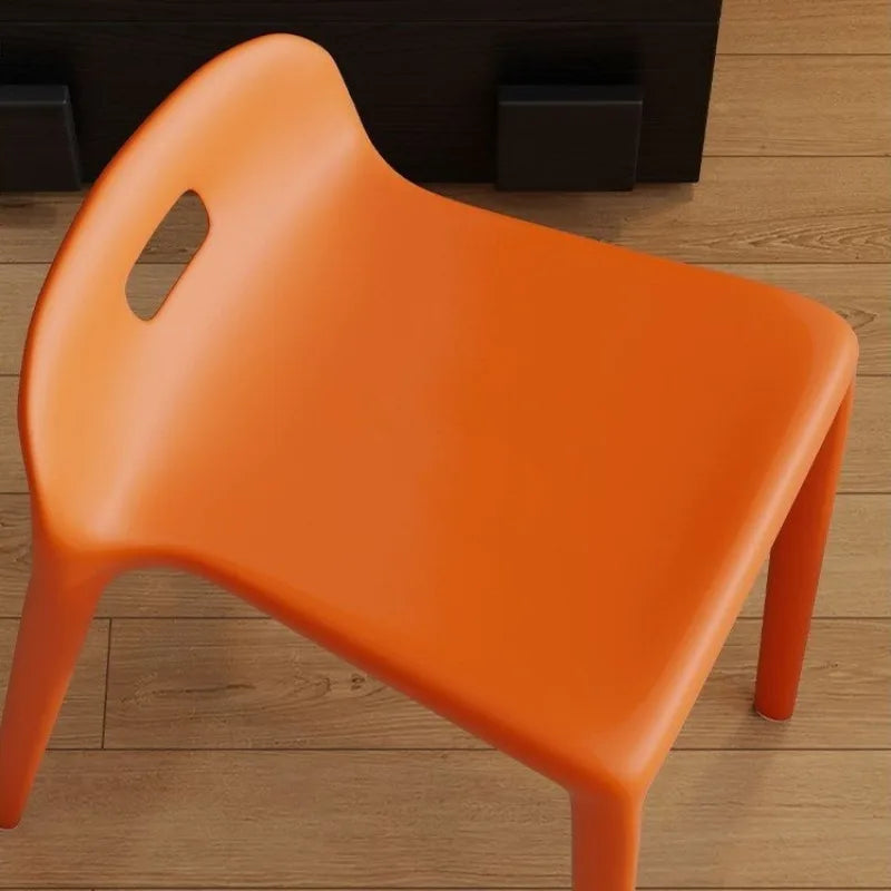 Modern Stackable Plastic Stool – Minimalist Bedroom & Living Room Stackable Plastic Stool Babs