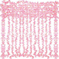 180cm Artificial Cherry Blossom Garland Hanging Vine Wall Decor Artificial Flower Garland Babs WHITE