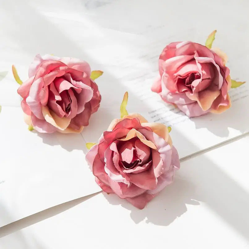50/100Pcs UV Protected Silk Rose Artificial Flowers – Wedding & Décor Artificial Silk Flowers Babs 16 100pcs