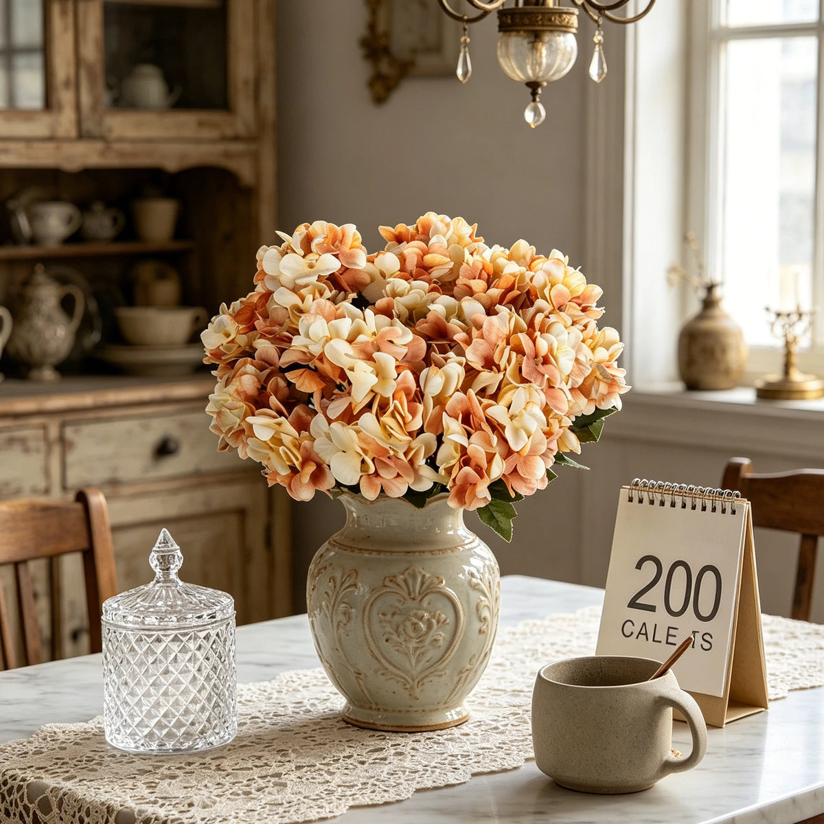 Silk Hydrangea Artificial Flowers for Wedding & Home Décor Artificial Silk Flowers Babs