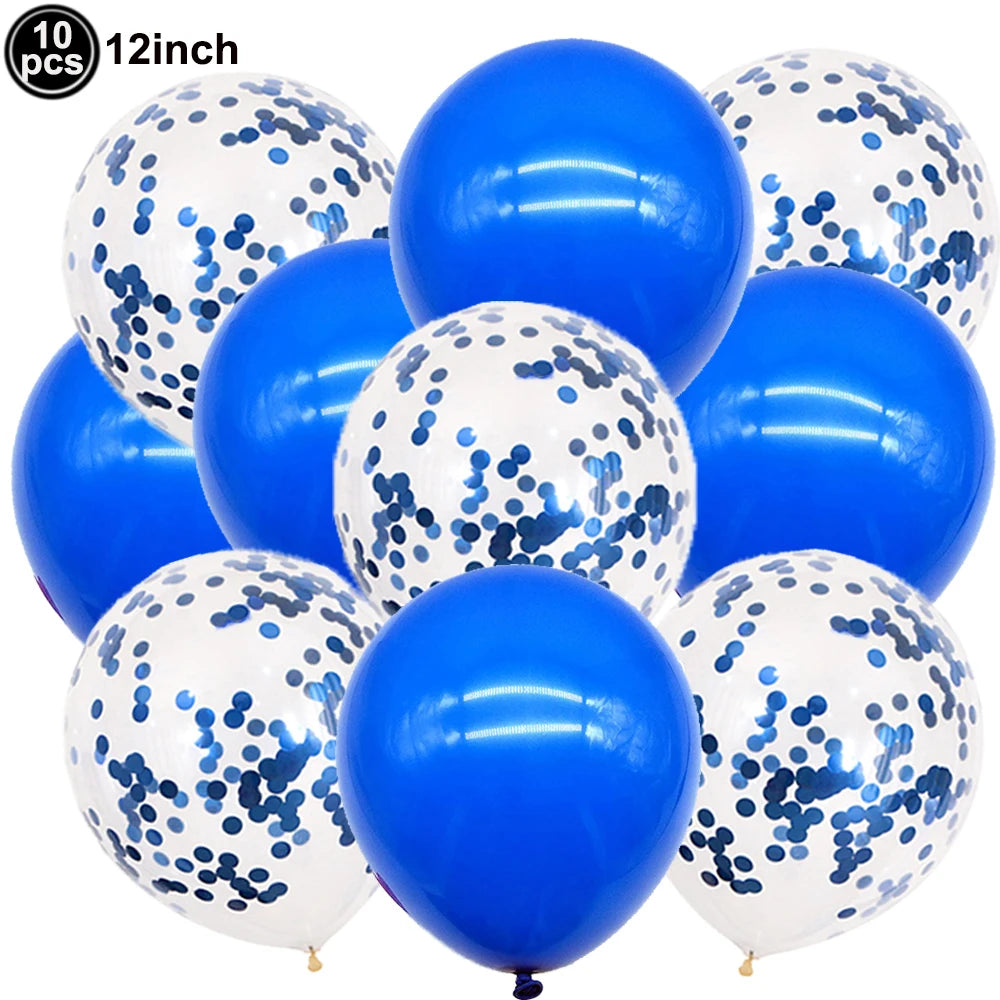 Blue Dinosaur Birthday Party Supplies – Balloons, Plates & More Party Supply Set Babs Gold