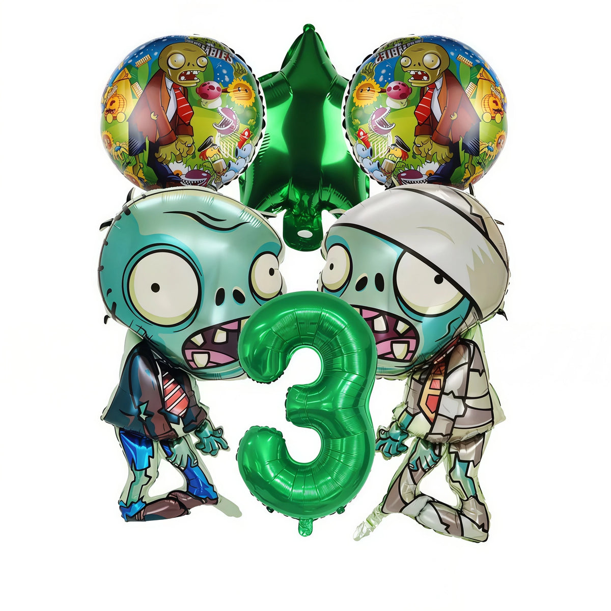 Plants vs. Zombies Birthday Party Decoration Kit Birthday Party Kit Babs Balloon set-3
