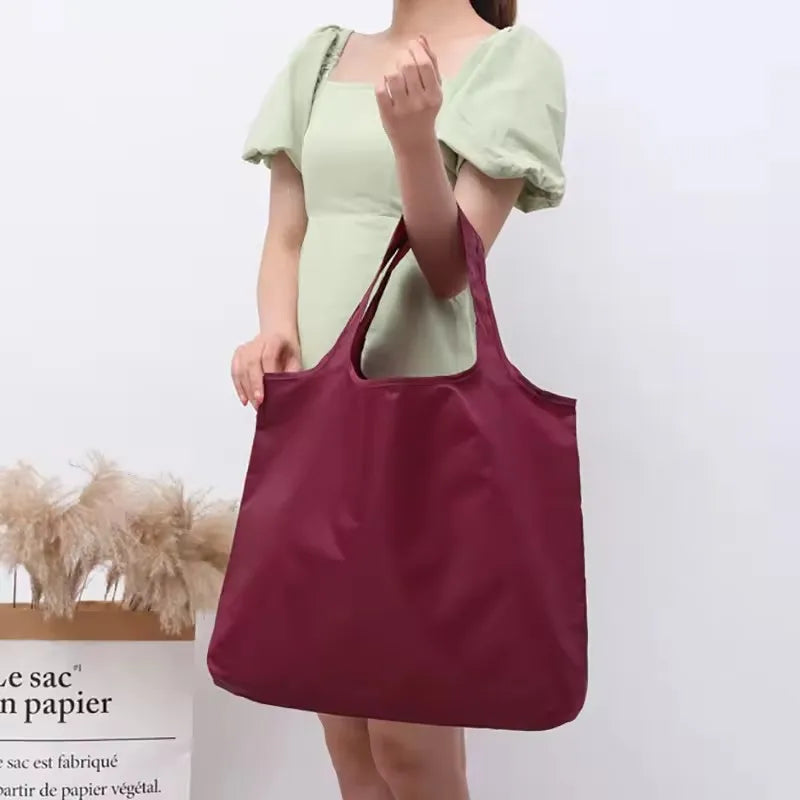 Big Capacity Foldable Reusable Shopping Bag | Eco Tote Reusable Tote Bag Babs