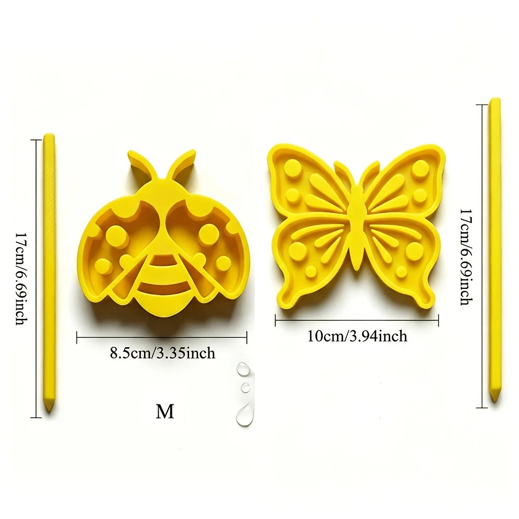 Bee & Butterfly Garden Water Feeder – Ground Insert Drinking Station Garden Water Feeder Babs