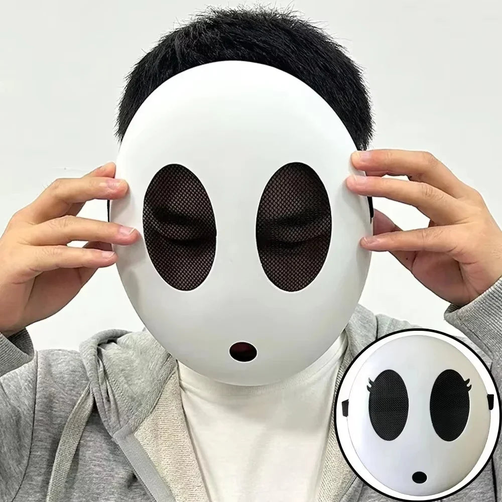 Shy Guy Cosplay Mask – Halloween Costume Prop for Adults Cosplay Costume Mask Babs
