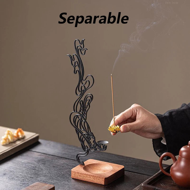 Modern Iron Incense Burner Sculpture | Living Room Aroma Décor Incense Burner Sculpture Babs