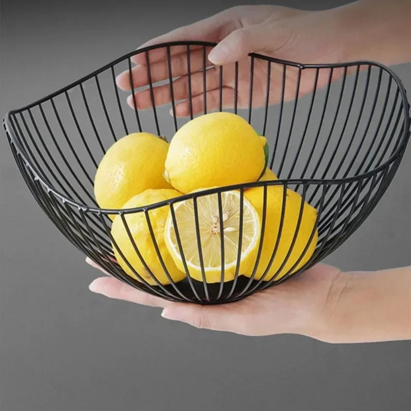 Metal Fruit Basket Iron Kitchen Storage Bowl – 8 Styles Metal Fruit Basket Babs
