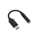 USB-C to 3.5mm AUX Adapter – Digital Audio Converter Audio Adapter Cable Babs Black