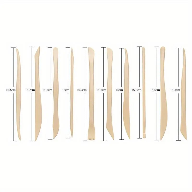 10-Piece Clay Sculpting & Pottery Modeling Tool Set Sculpting Tool Set Babs