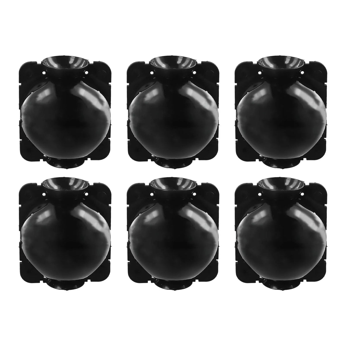 6pcs Plant Rooting Balls – Air Layering Propagation Pods S/M/L Plant Propagation Pods Babs BlackL - 12 cm