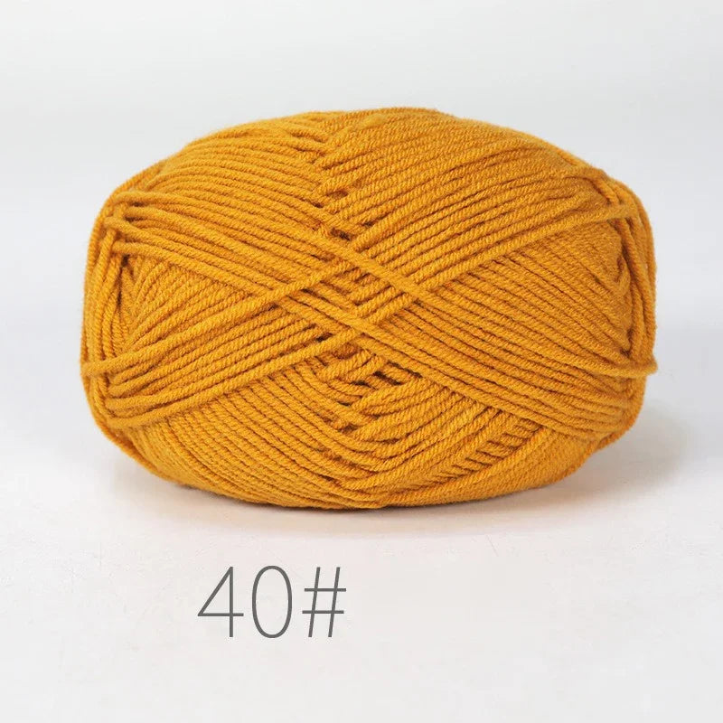 10 Balls 500g Soft Milk Cotton Yarn for Knitting & Crochet