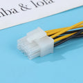 4-Pin to 8-Pin CPU Power Adapter Cable for ATX Motherboard PC Power Adapter Cable Babs 19cm