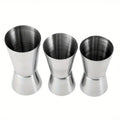 3-Piece Stainless Steel Double Jigger Set – 15/30 20/40 25/50ml Cocktail Jigger Set Babs 3pcs a set