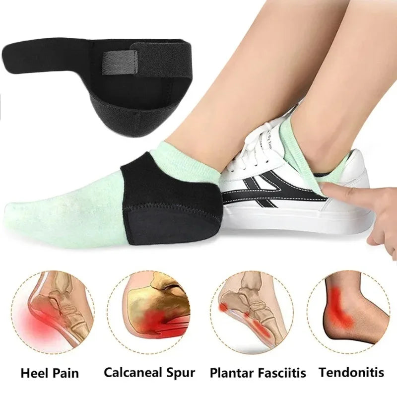U-Shaped Silicone Gel Heel Cups – Cushioning Insoles Men & Women Silicone Heel Cups Babs