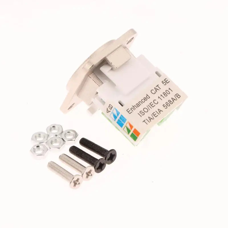CAT5E RJ45 Shielded Network Module – Solder-Free Connector Network Cable Connector Babs