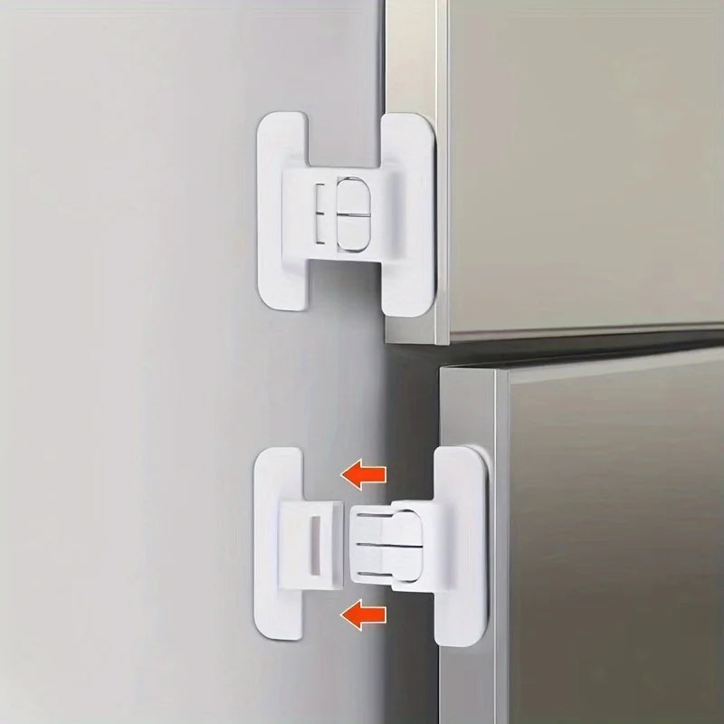 Refrigerator Door Safety Lock & Child Proof Appliance Buckle Child Safety Lock Babs