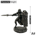 Bronze Samurai Demon Soldier Figure | Tabletop Game Ornament Collectible Figurine Babs A