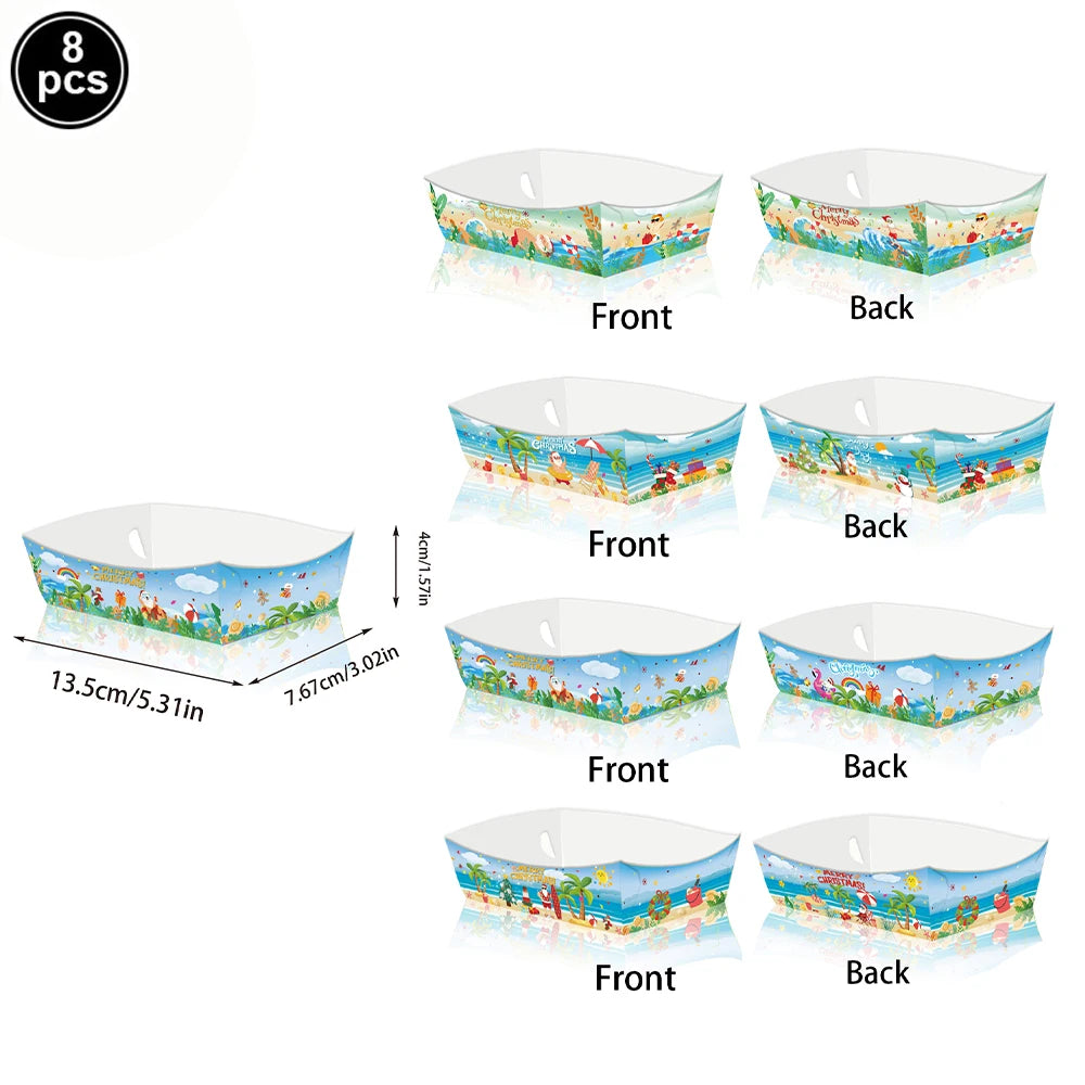 Hawaiian Party Supplies – Tableware, Banner & Photo Props Party Decoration Set Babs plum