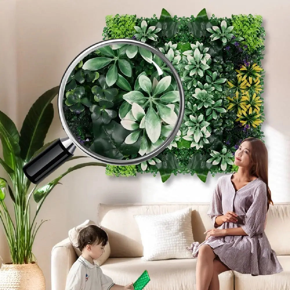 DIY Artificial Maple Leaf Wall Panel – UV Protected, No Watering Artificial Wall Panel Babs