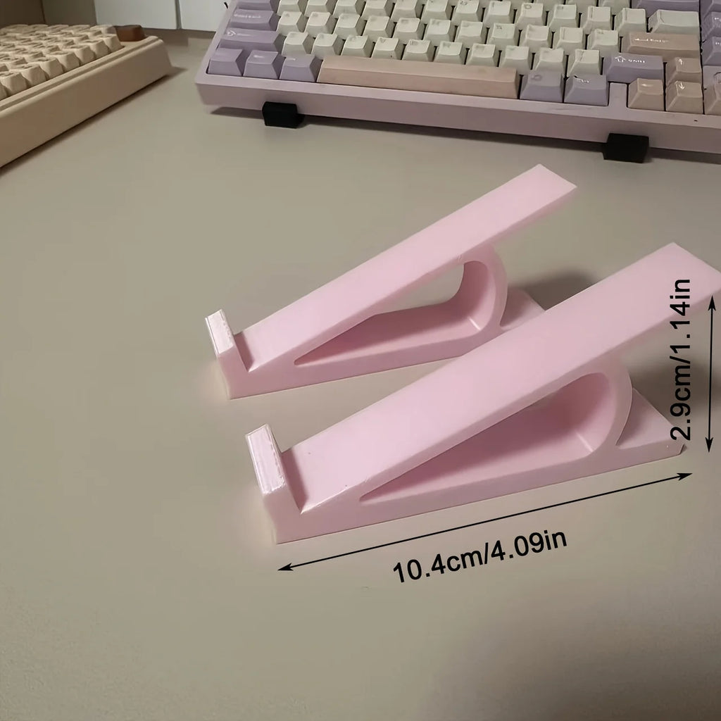 2pcs Ergonomic Keyboard Height Stand – Anti-Slip Universal Bracket Keyboard Height Stand Babs