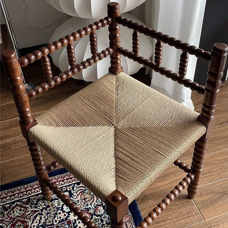 Vintage Solid Oak Dining Chair | Modern Chinese Wood Chair Wooden Dining Chair Babs