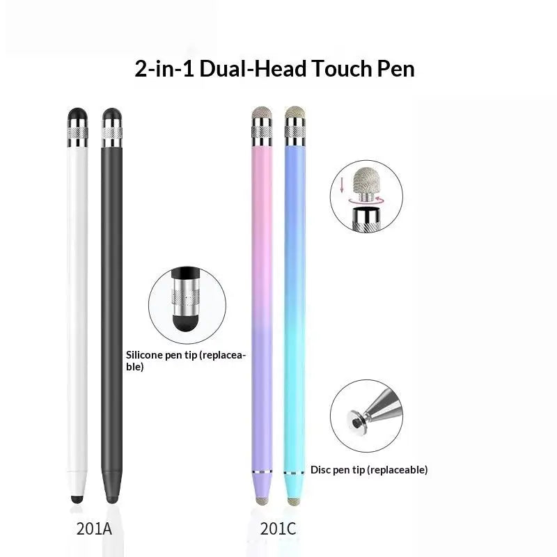 HUXUAN Double Nib Mesh Fiber Stylus Pen – Universal Touchscreen Capacitive Stylus Pen Babs