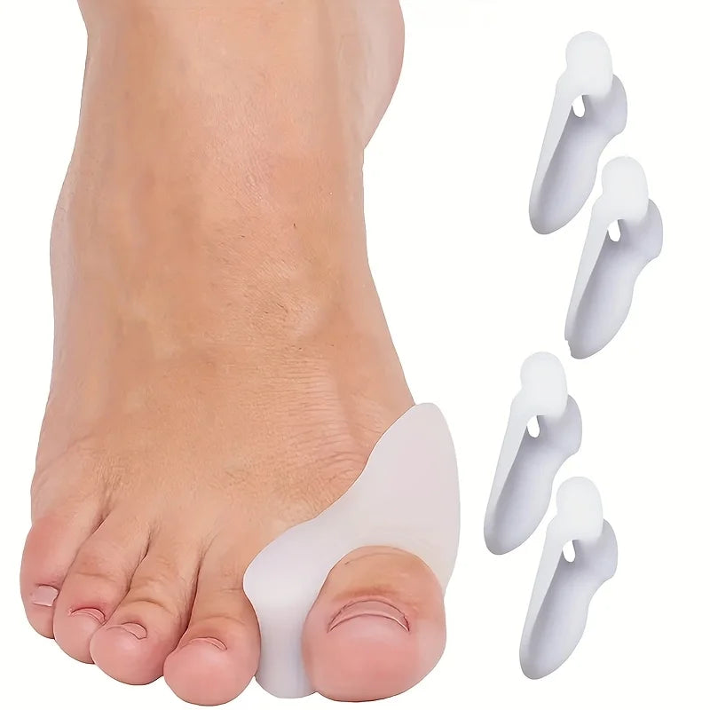 Silicone Toe Covers & Big Toe Separator – Unisex 1 Pair Silicone Toe Protector Babs