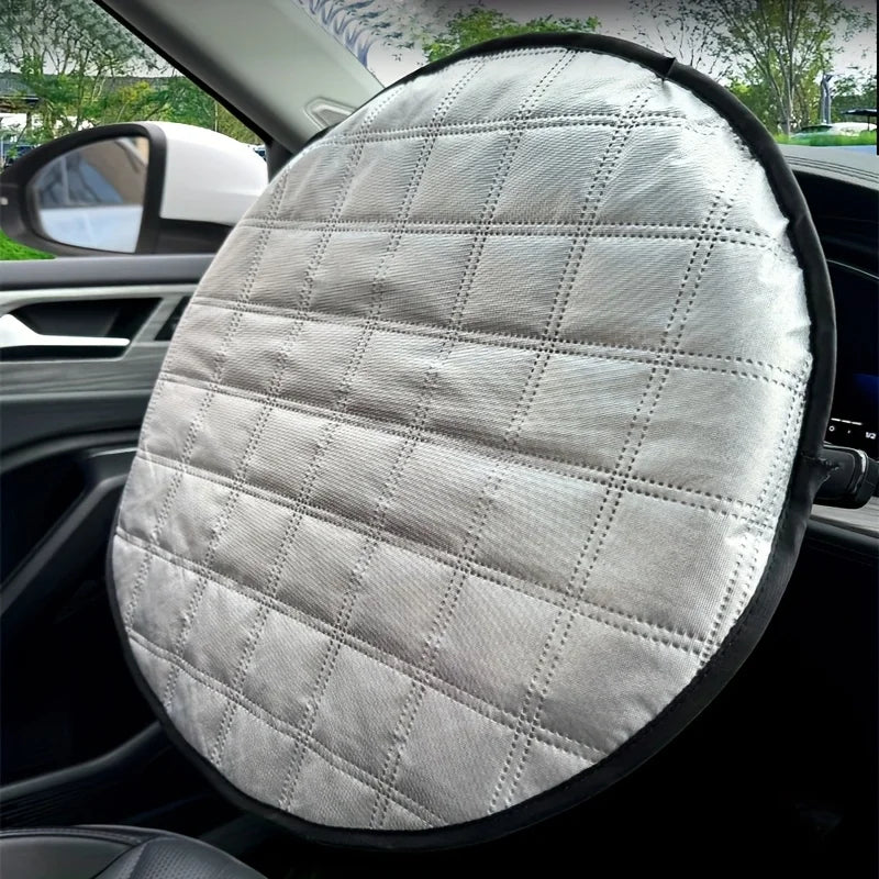 Universal Car Steering Wheel Cover – Heat & Sun Protection Steering Wheel Cover Babs