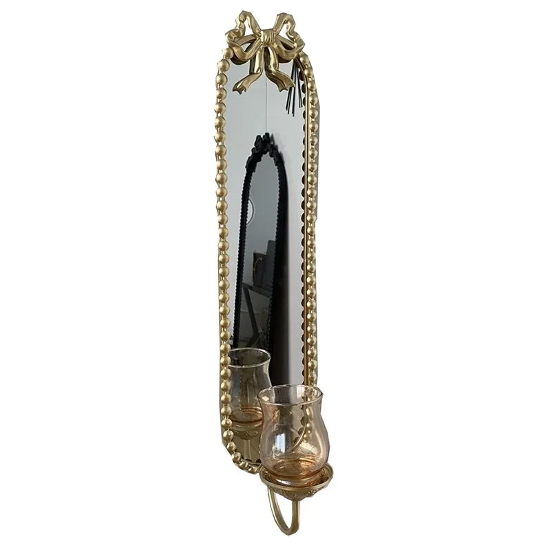 Vintage Gold Metal Wall Sconce Candle Holder – Wrought Iron Wall Sconce Candle Holder Babs