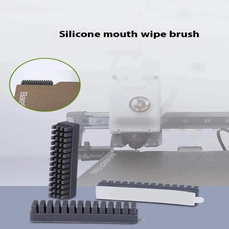 3D Printer Nozzle Silicone Cleaning Brush & Hotbed Scrubber 3pc 3D Printer Cleaning Tool Babs
