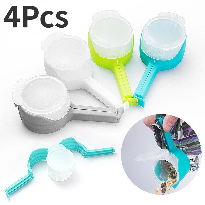 Bag Clips with Pour Spouts – Airtight Food Sealing Clips Food Bag Clips Babs