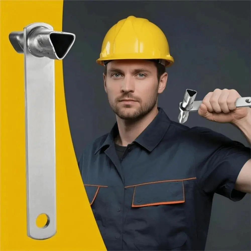Double-Head Bollard Wrench | Anti-Slip Alloy Column Key Tool Bollard Column Wrench Babs