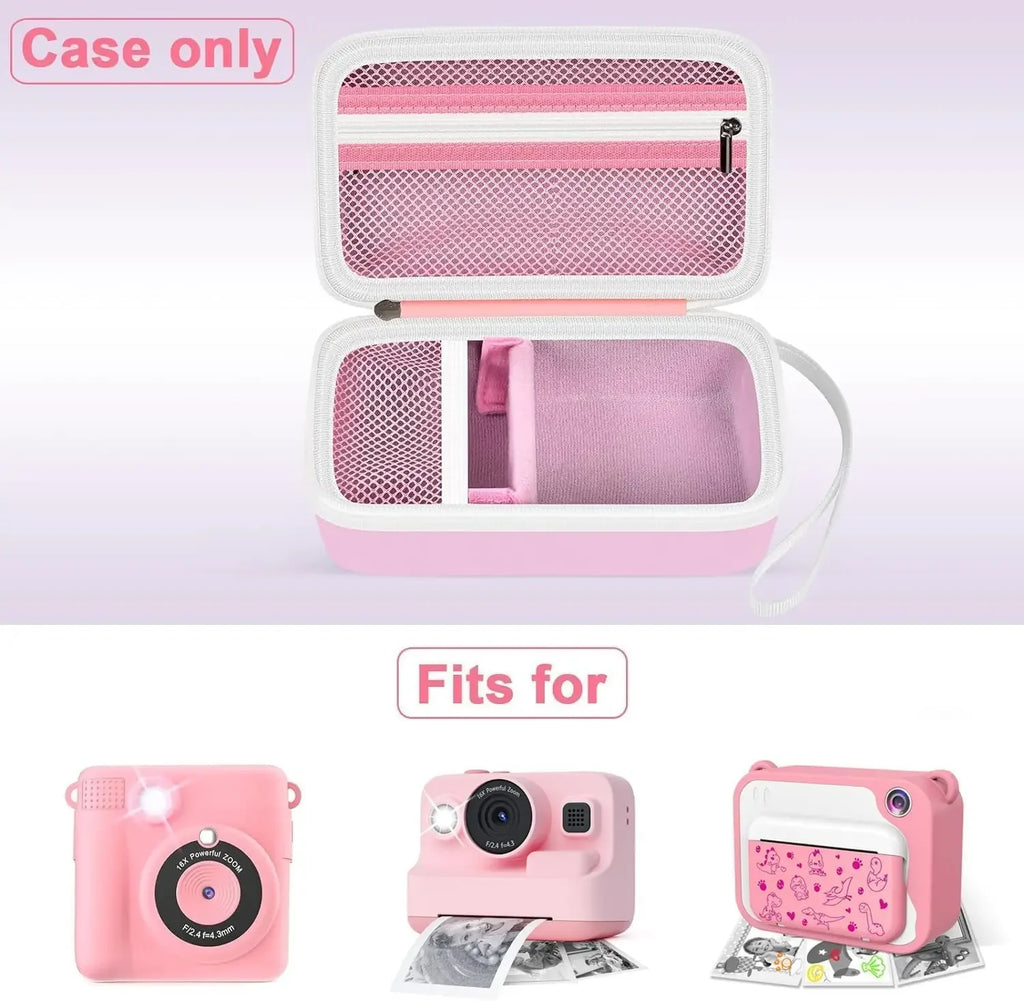 Kids Instant Print Camera Carrying Case – Fits Most Brands Camera Carrying Case Babs